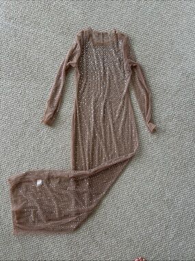 Sheer dress or dress cover